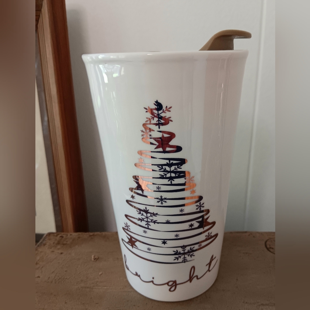 Marketplace Thermal Insulated Ceramic Holiday Cup